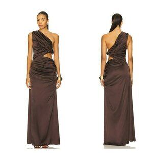 House of Harlow 1960 xREVOLVE Carrie Gown - Chocolate Brown